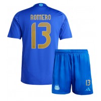 Camisa de time de futebol Argentina Cristian Romero #13 Replicas 2º Equipamento Infantil Copa America 2024 Manga Curta (+ Calças curtas)